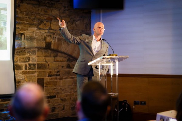 Mark Timmerman speaking at a recent event