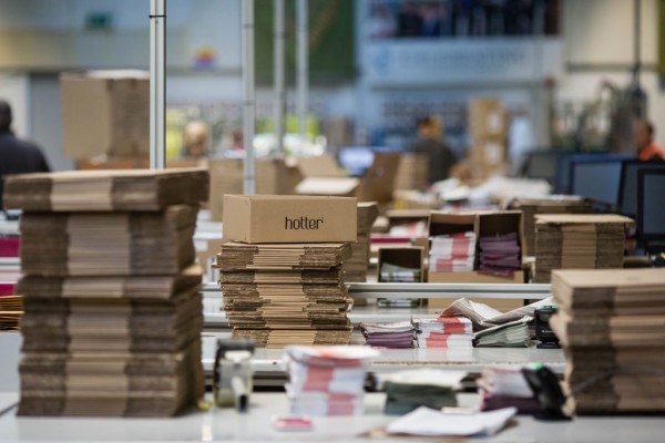 Photo inside Hotter warehouse in Skelmersdale