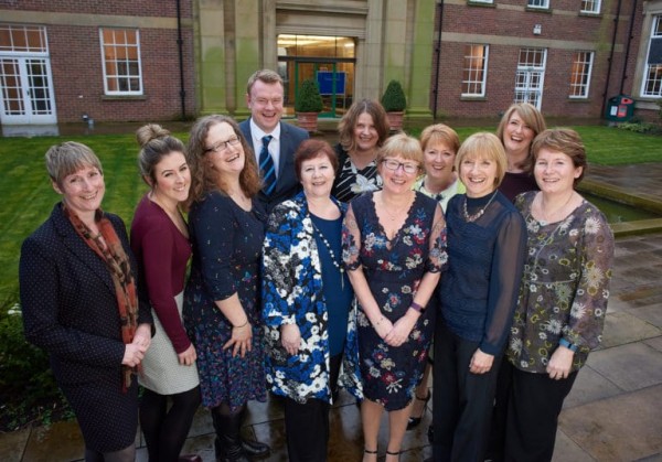 Members of staff at Edge Hill University