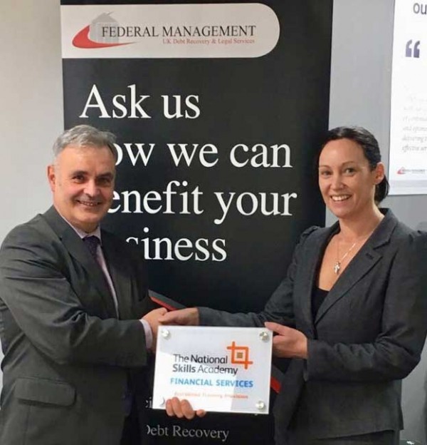 Federal Management receiving their National Skills Academy