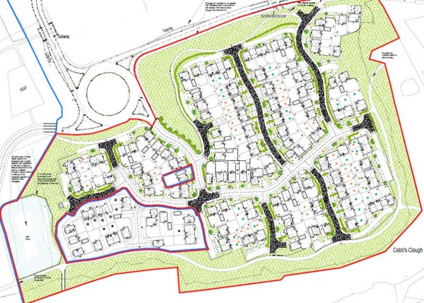 Plan for homes at Whalleys South