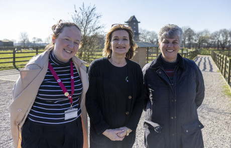Councillor Melissa Parlour, Gill Slinger and Councillor Yvonne Gagen