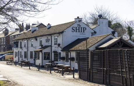 The Ship, Lathom front